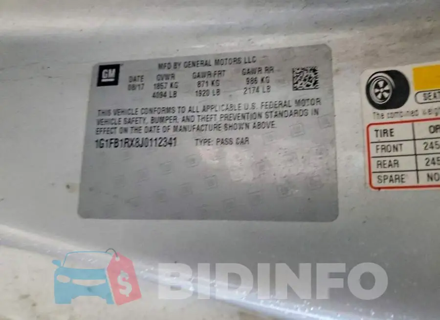 1G1FB1RX8J0112341 Photo# 12