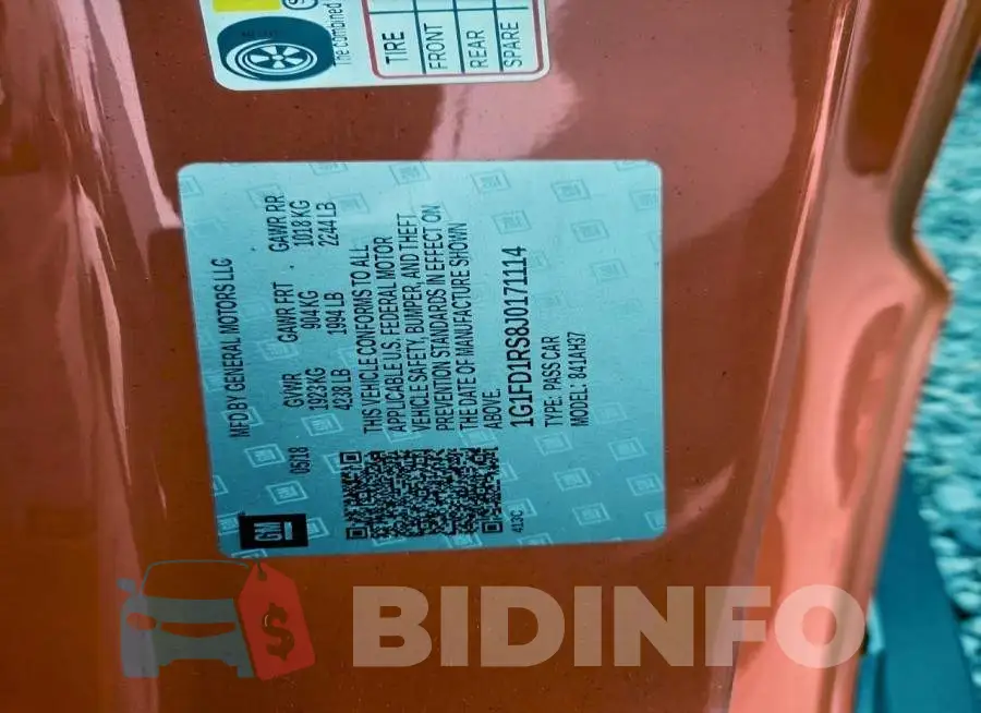 1G1FD1RS8J0171114 Photo# 13