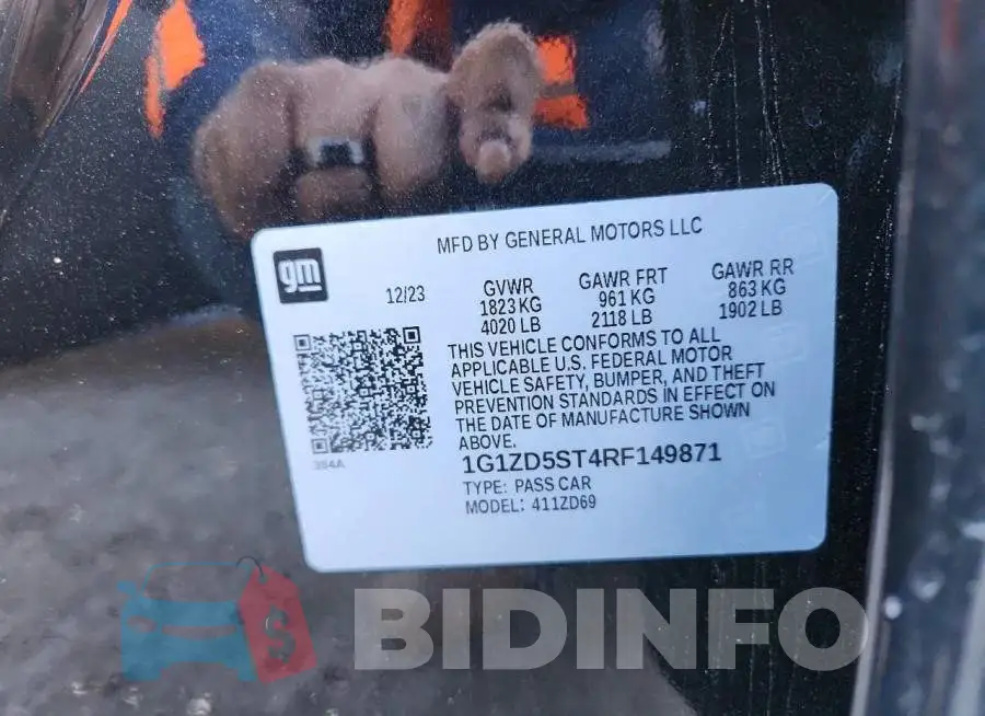 1G1ZD5ST4RF149871 Photo# 13