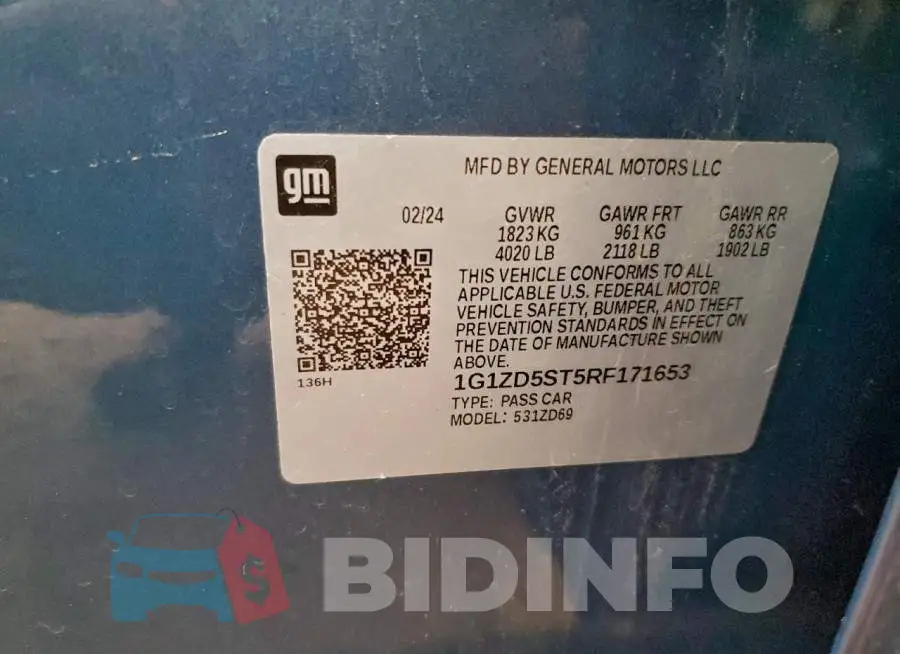 1G1ZD5ST5RF171653 Photo# 12