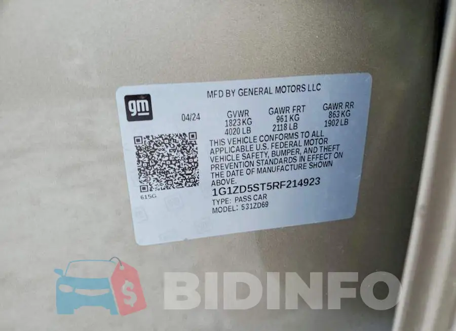 1G1ZD5ST5RF214923 Photo# 12
