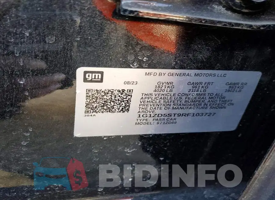 1G1ZD5ST9RF103727 Photo# 13