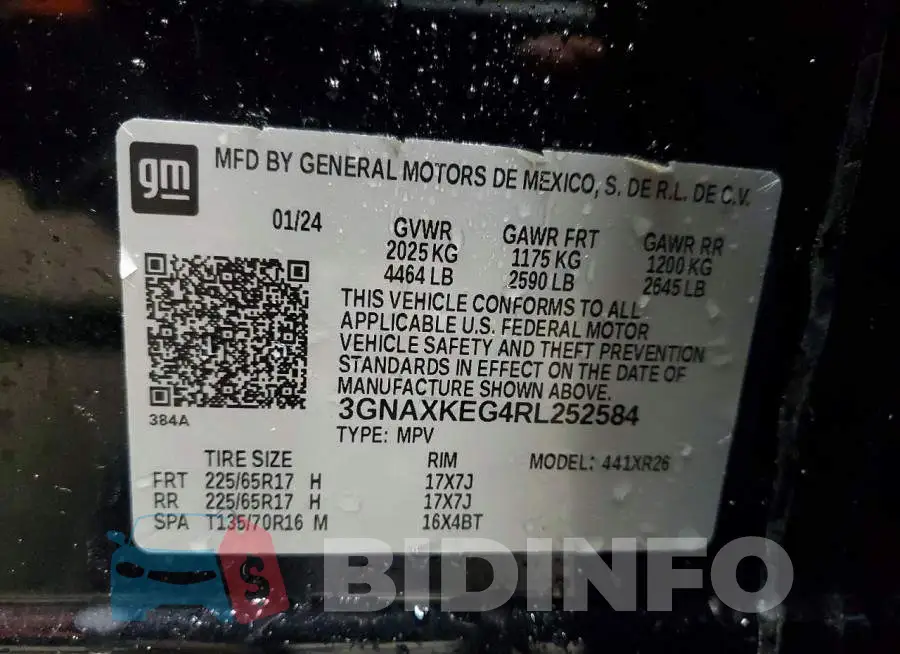 3GNAXKEG4RL252584 Photo# 13