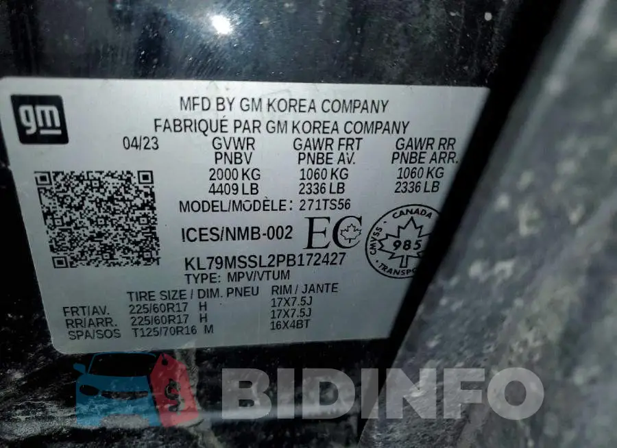 KL79MSSL2PB172427 Photo# 14