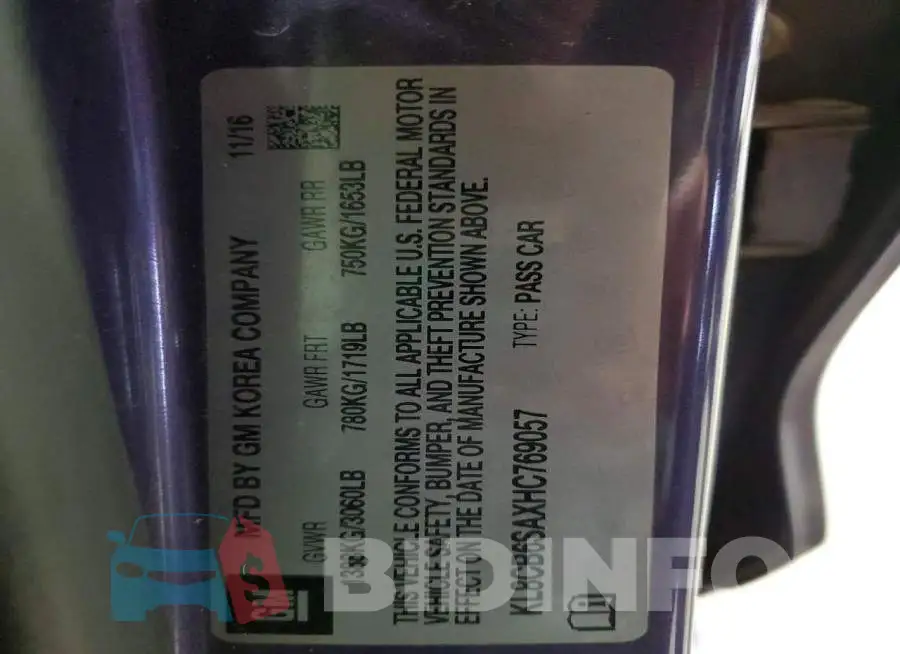 KL8CB6SAXHC769057 Photo# 12