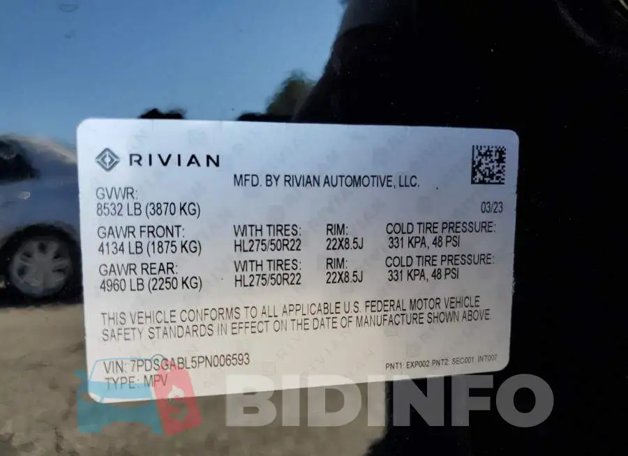 7PDSGABL5PN006593 Photo# 13