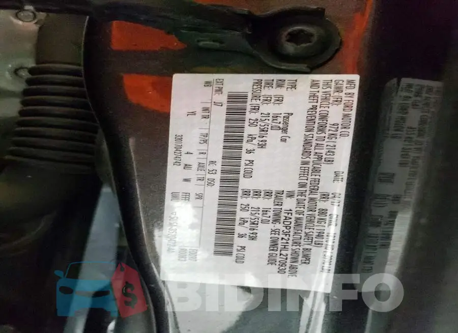 1FADP3F21HL270930 Photo# 12