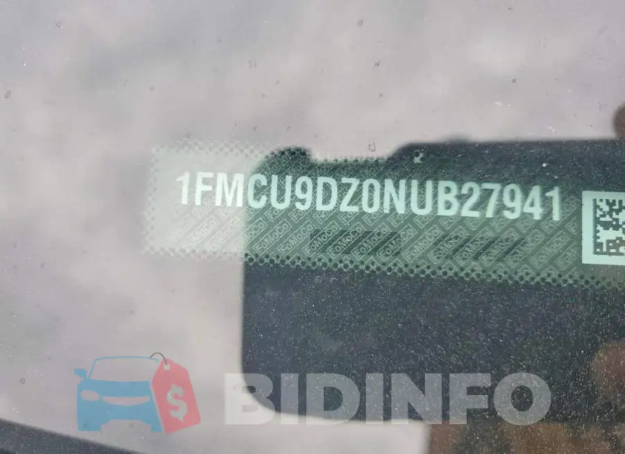 1FMCU9DZ0NUB27941 Photo# 12