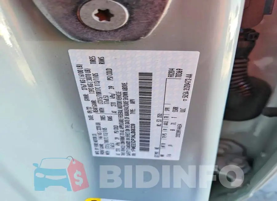 1FMEE5DP3NLB68339 Photo# 14