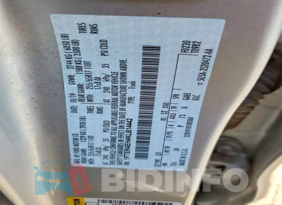 1FTER4EH4KLB14442 Photo# 12