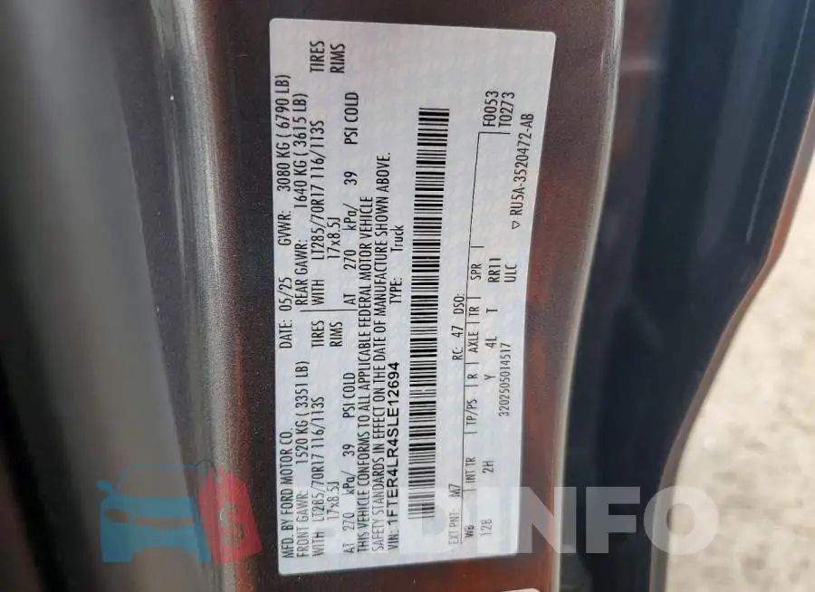 1FTER4LR4SLE12694 Photo# 13