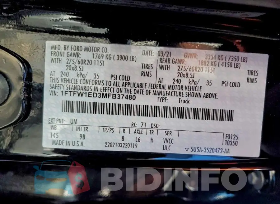 1FTFW1ED3MFB37480 Photo# 12