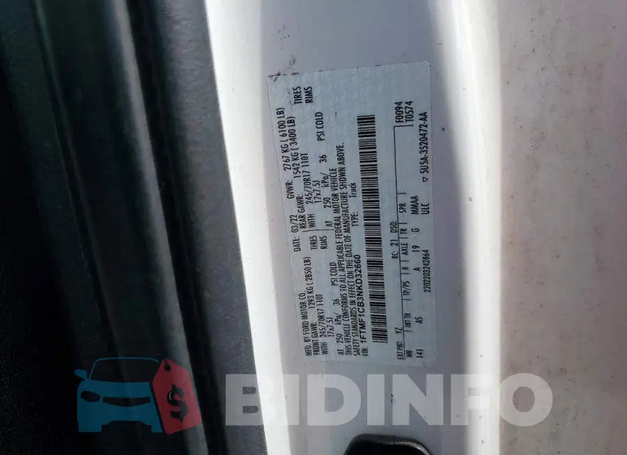1FTMF1CB3NKD32660 Photo# 12