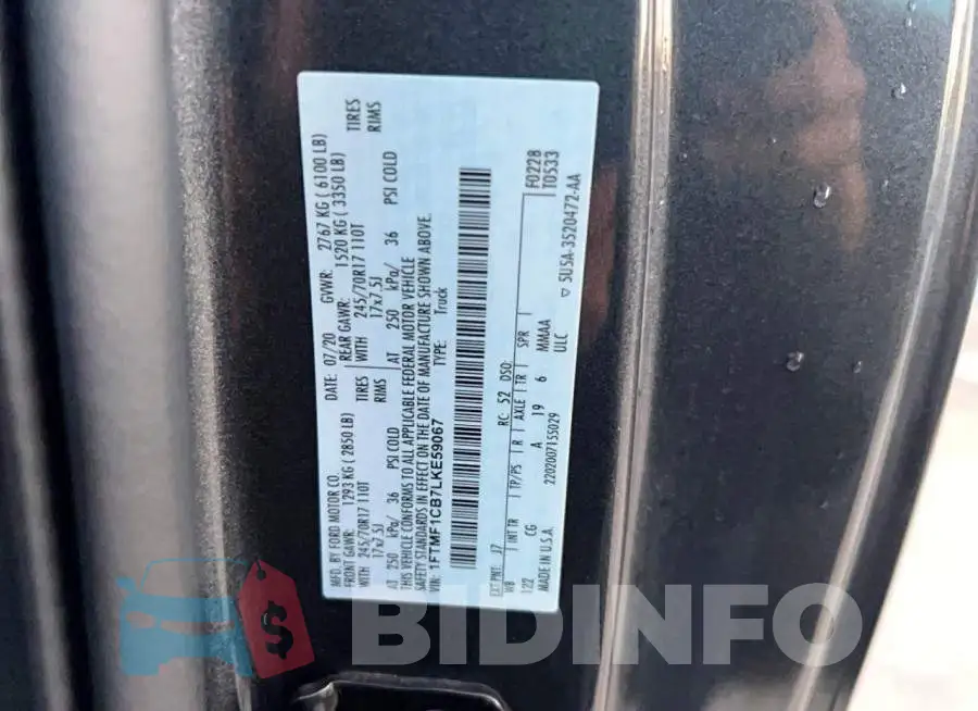1FTMF1CB7LKE59067 Photo# 10