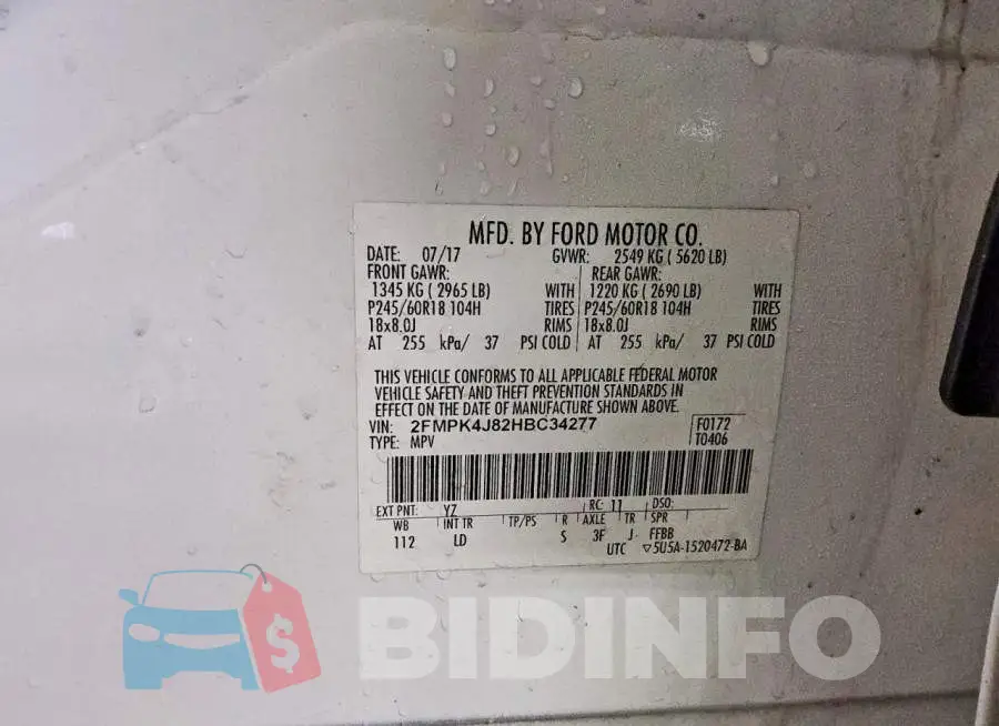 2FMPK4J82HBC34277 Photo# 12
