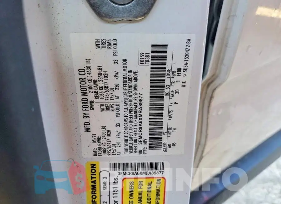 3FMCR9A6XMRA89877 Photo# 13