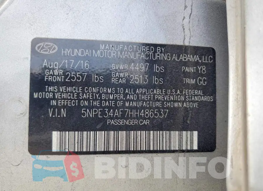 5NPE34AF7HH486537 Photo# 12