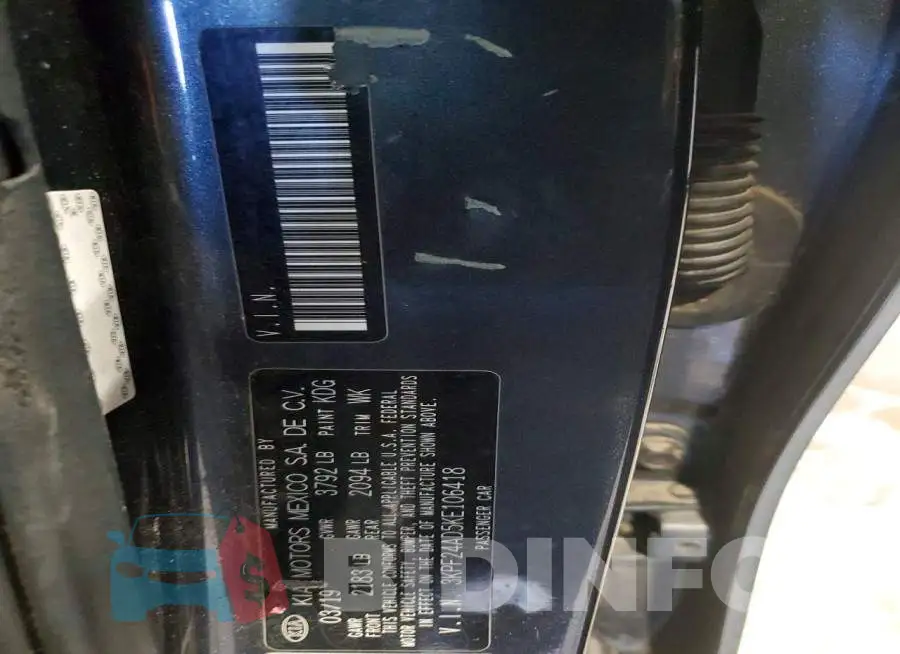 3KPF24AD5KE106418 Photo# 12