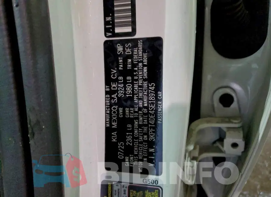 3KPFT4DE4SE189745 Photo# 12