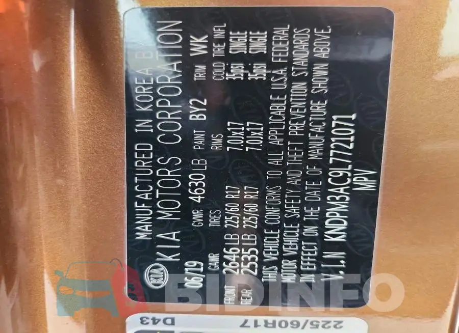 KNDPM3AC9L7721071 Photo# 12
