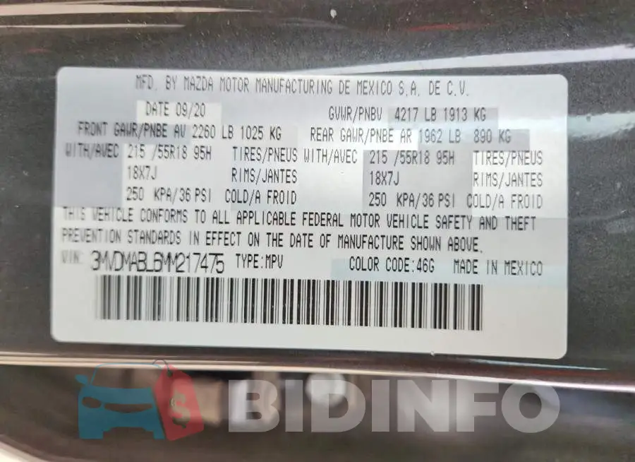 3MVDMABL6MM217475 Photo# 12