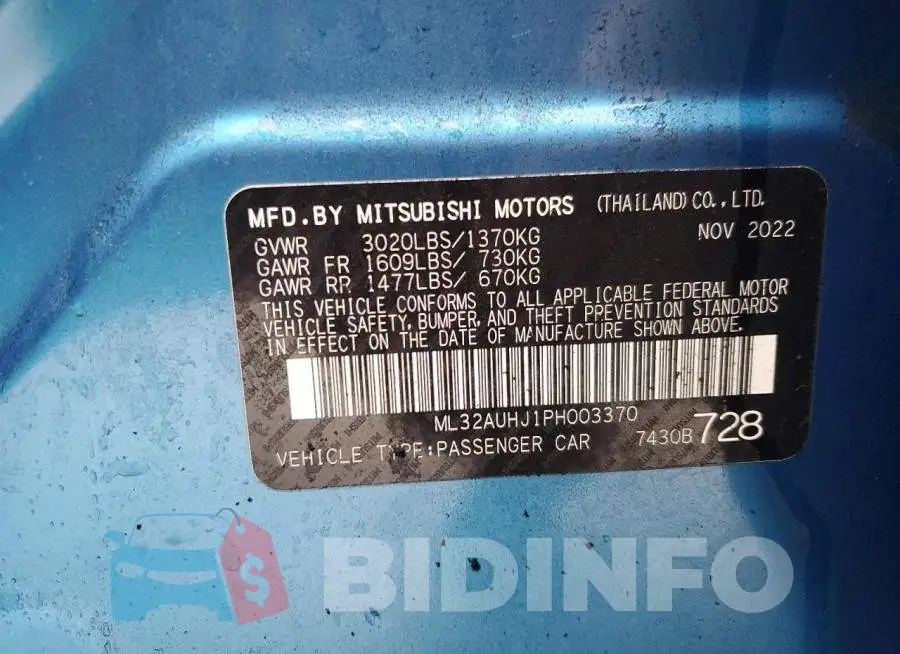 ML32AUHJ1PH003370 Photo# 12
