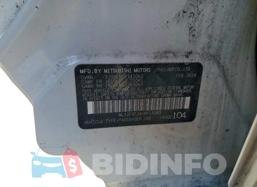 ML32F3FJ4KHF13089 Photo# 12