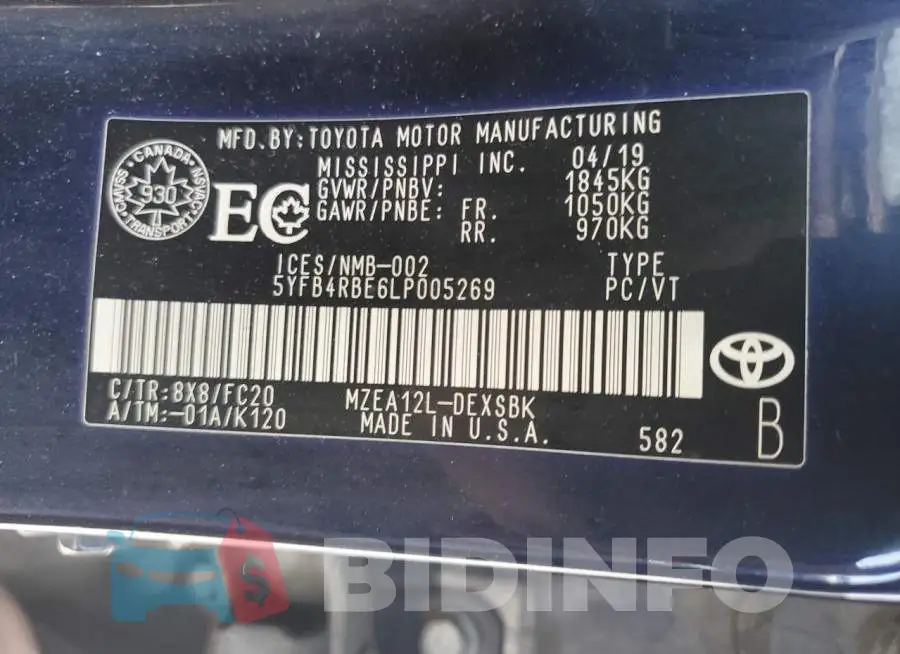 5YFB4RBE6LP005269 Photo# 13