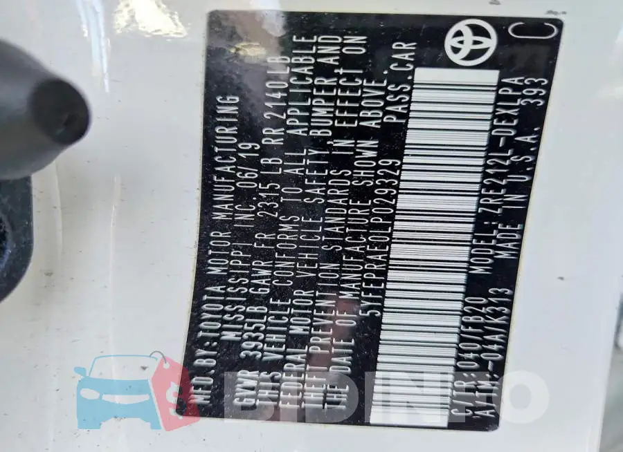 5YFEPRAE0LP029329 Photo# 12