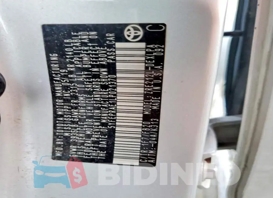 5YFEPRAE1LP021370 Photo# 12