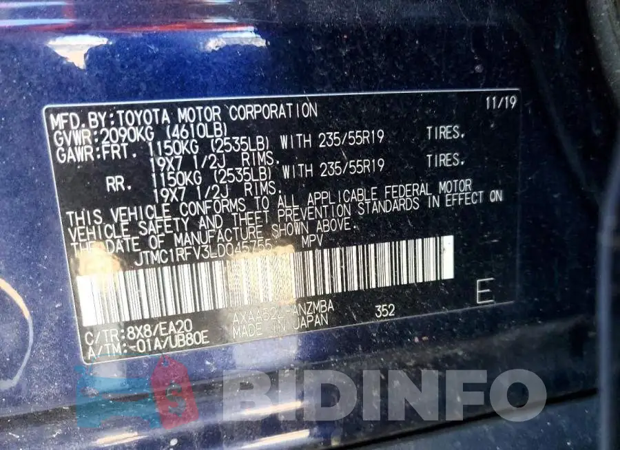 JTMC1RFV3LD045755 Photo# 12