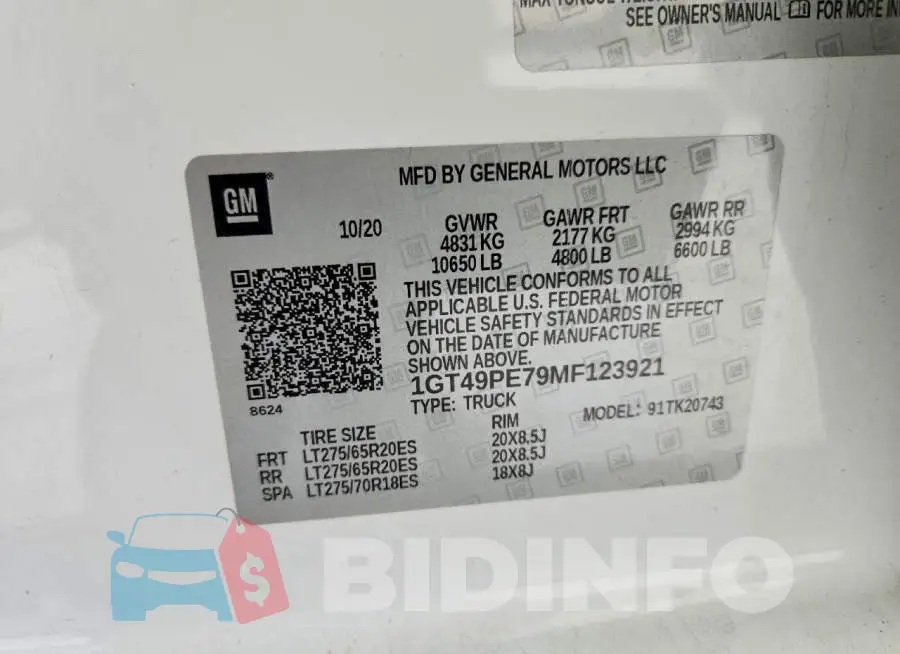 1GT49PE79MF123921 Photo# 12