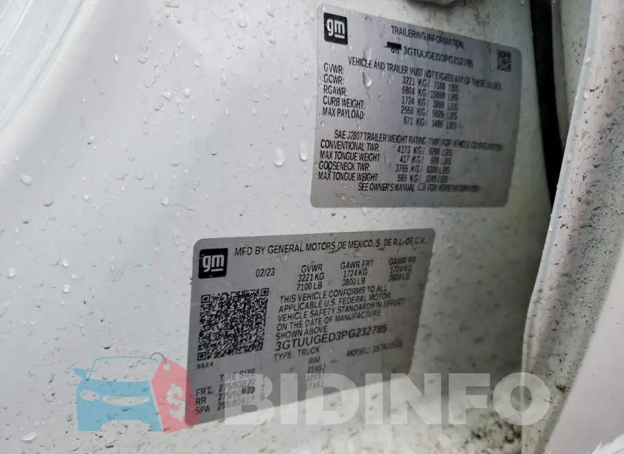 3GTUUGED3PG232785 Photo# 13