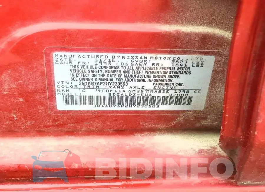 3N1AB7AP2HY230503 Photo# 12
