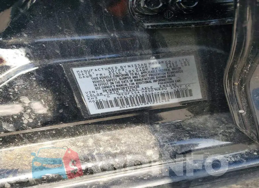 3N1AB8BV3RY235438 Photo# 12