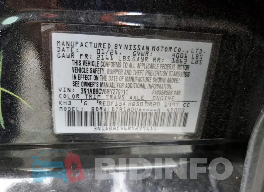 3N1AB8CV6RY279111 Photo# 12