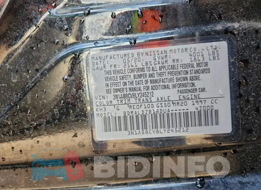 3N1AB8CV8LY245212 Photo# 12