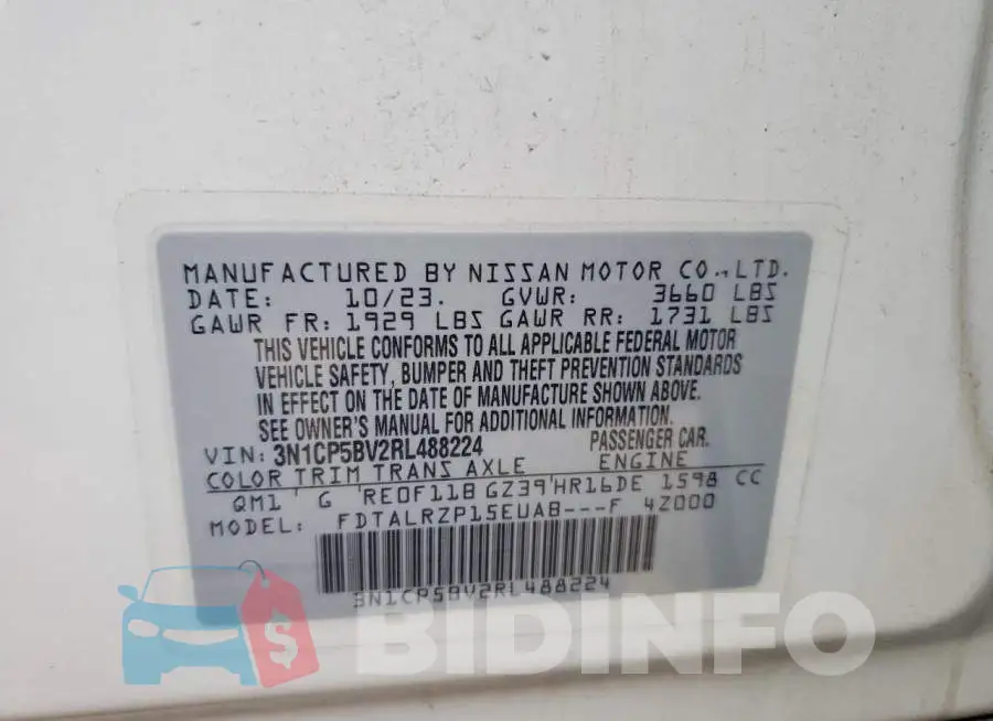 3N1CP5BV2RL488224 Photo# 12