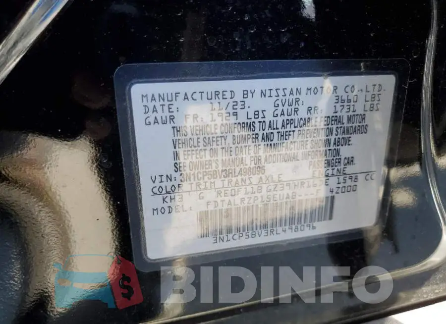 3N1CP5BV3RL498096 Photo# 13