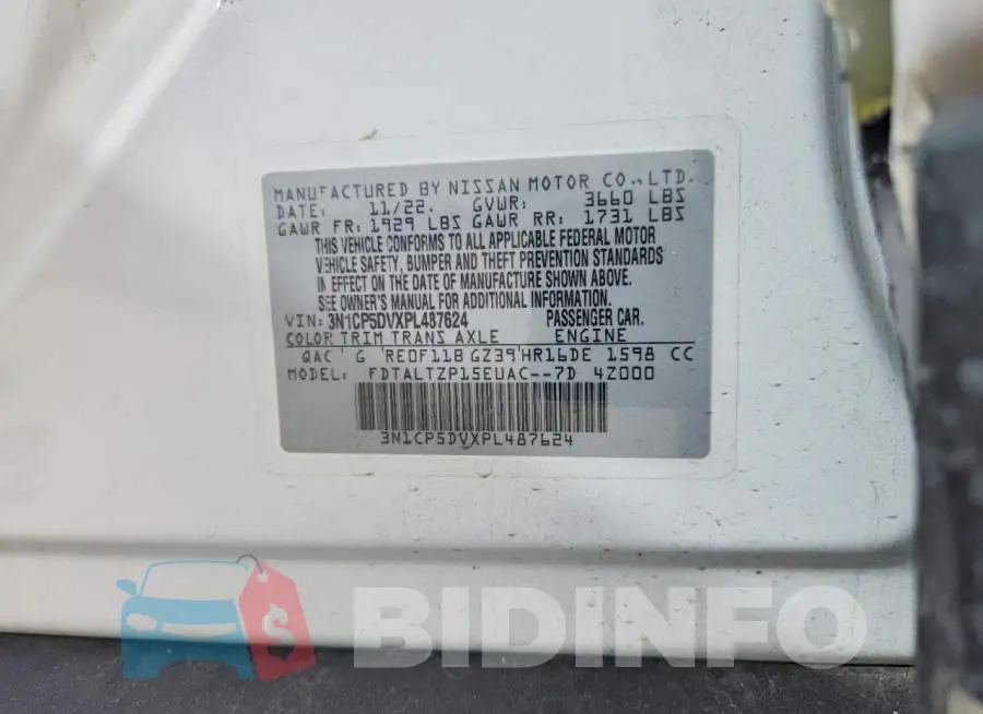 3N1CP5DVXPL487624 Photo# 14