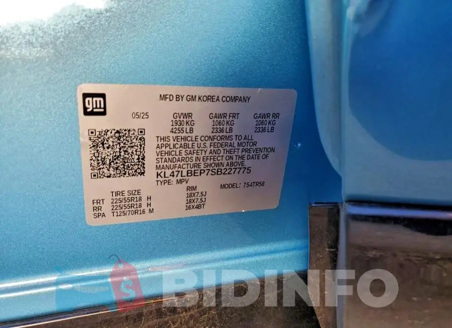 KL47LBEP7SB227775 Photo# 12