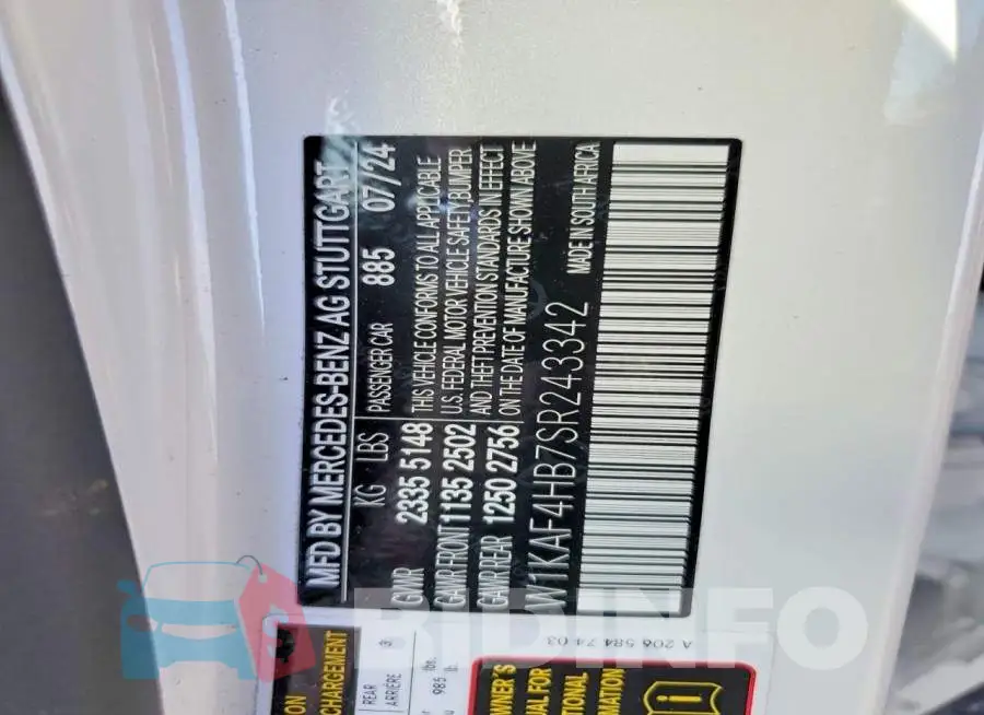 W1KAF4HB7SR243342 Photo# 12