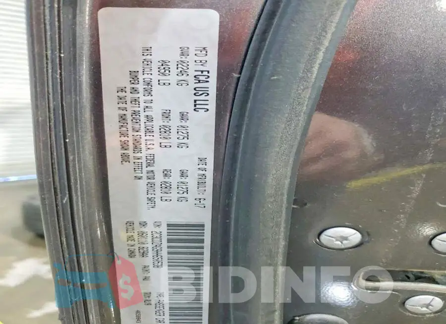 2C3CDZAG9HH650538 Photo# 13