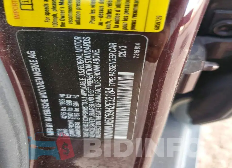 WMWLN5C59H2E32184 Photo# 13