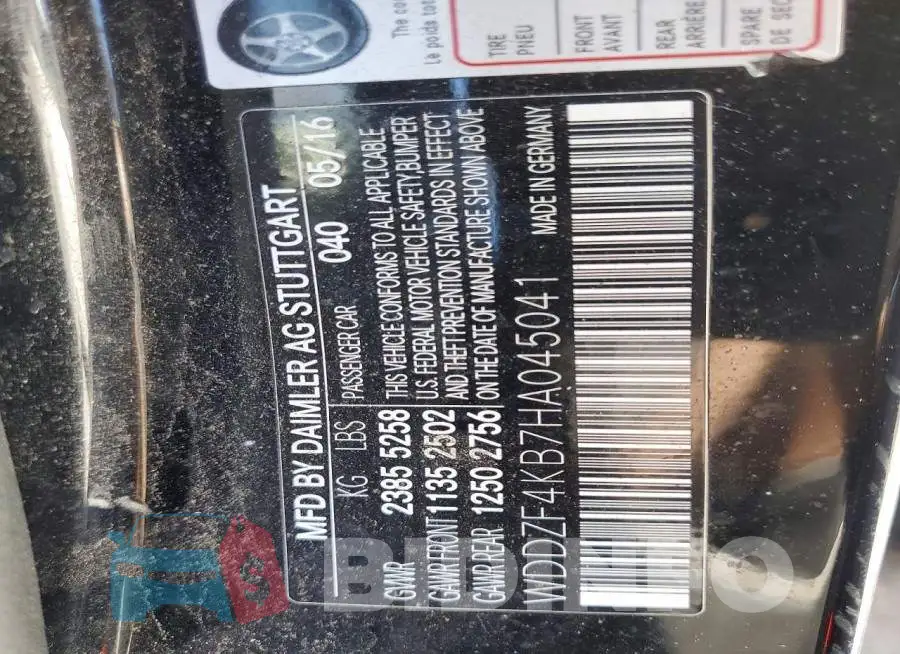 WDDZF4KB7HA045041 Photo# 12