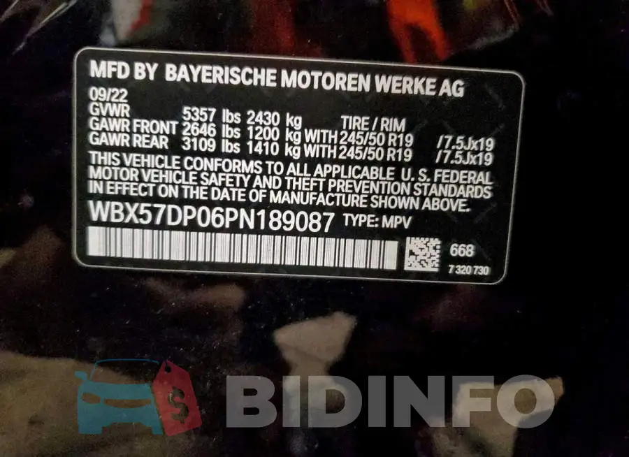 WBX57DP06PN189087 Photo# 14