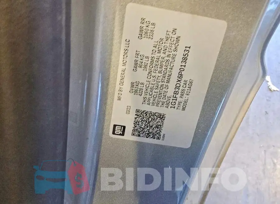 1G1FB3DX6P0138531 Photo# 13
