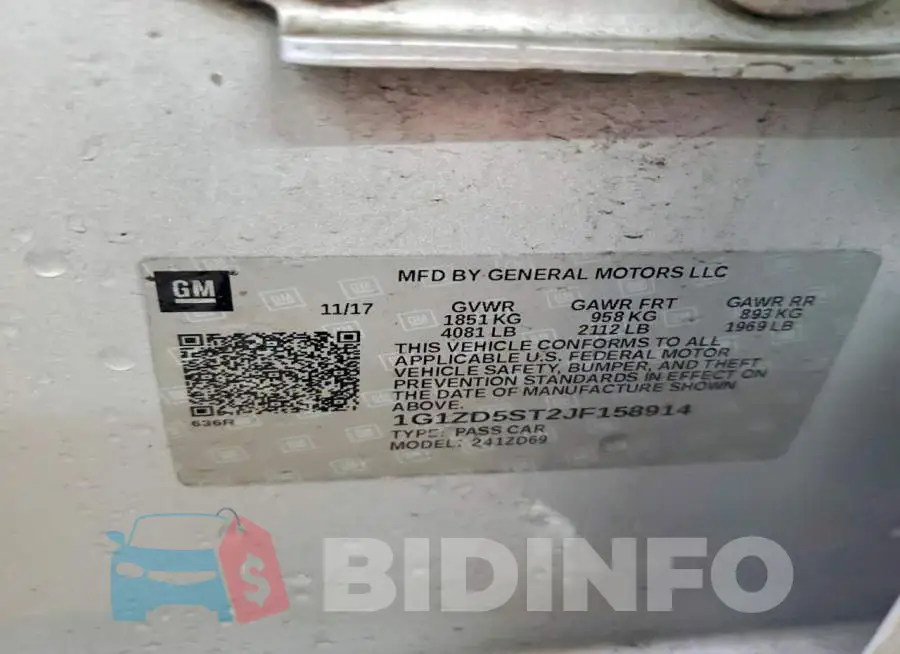 1G1ZD5ST2JF158914 Photo# 12