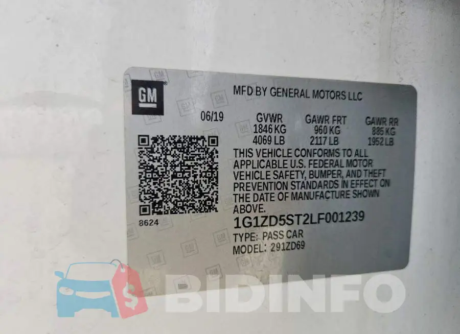 1G1ZD5ST2LF001239 Photo# 12