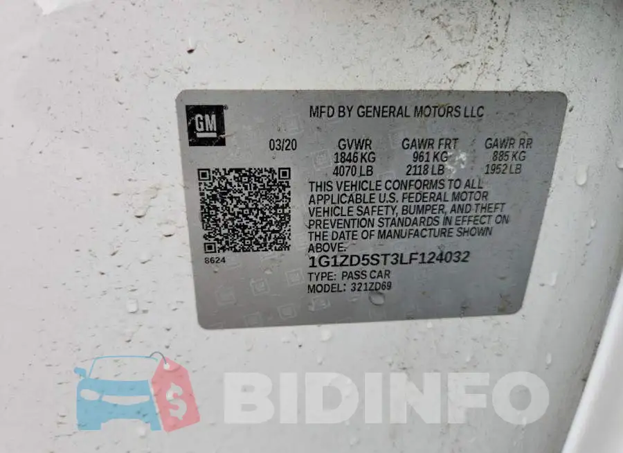 1G1ZD5ST3LF124032 Photo# 13